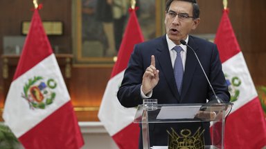Peru's President Martin Vizcarra 