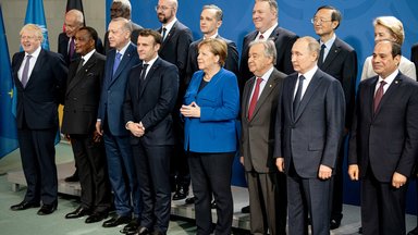 Foto: Die Teilnehmer der Libyen-Konferenz