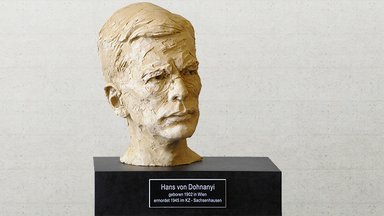 Die Büste des 1945 im KZ Sachsenhausen zum Tode verurteilten und gehängten Widerstandskämpfers, Hans von Dohnany, steht in der Juristischen Fakultät der Humboldt-Universität Unter den Linden und stammt vom Bildhauer Bertrand Freiesleben.