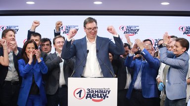 Der serbische Präsident Aleksandar Vučić 