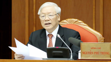 Der Generalsekretär des Zentralkomitees der Kommunistischen Partei Vietnams (CPVCC) und der vietnamesische Präsident Nguyen Phu Trong