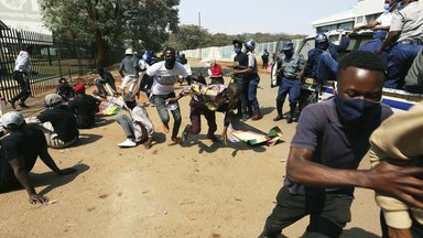 Menschenrechte Simbabwe Protest