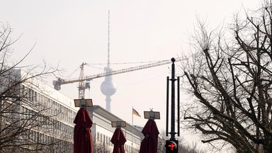 Baukran in Berlin-Mitte