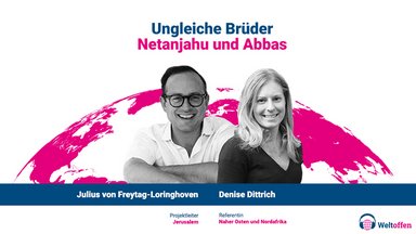 Weltoffen Netanjahu und Abbas