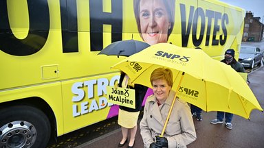 Nicola Sturgeon im Wahlkampf