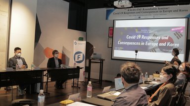 Covid-19 responses and consequences in Europe and Korea