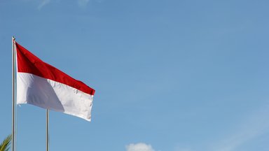 Flagge Indonesien