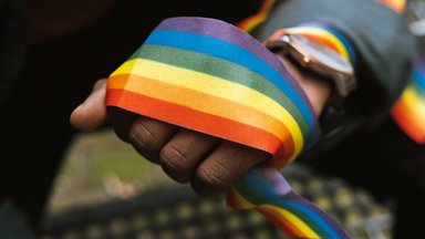 Pride Flag Hand