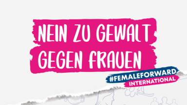 Nein zu Gewalt gegen Frauen