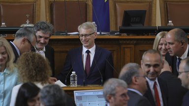 Der neu gewählte bulgarische Ministerpräsident Nikolay Denkov