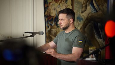 The President of Ukraine Volodymyr Zelenskyy