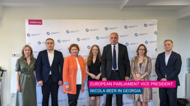 Nicola Beer in Tbilisi