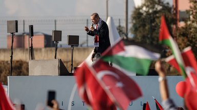Erdogan spricht zu Pro-Palästina Demo