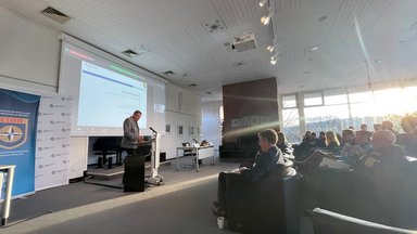 Generalleutnant Markus Laubenthal, stellvertretender Generalinspekteur der Bundeswehr, Ende Januar 2024 in der Theodor Heuss Akademie der Friedrich Naumann Stiftung für die Freihiet