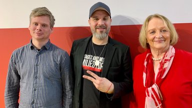 Florian Diddens, Ben Salomo und Sabine Leutheusser-Schnarrenberger