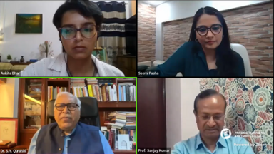 India Votes event snippet. 