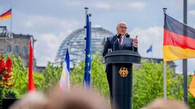 Bundespräsident Steinmeier beim Staatsakt