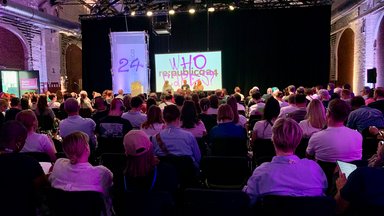 Paneldiskussion auf der re:publica 2024.