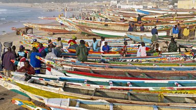 Fischereihafen Kayar, der größte Fischereihafen Senegals