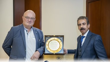 FNF Regional Director MENA Mr. Jörg Dehnert and Mr. Hani Abdel-Malak in 2024