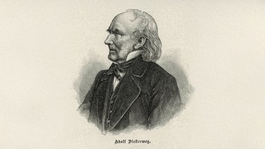 Adolph Diesterweg gehört zu den großen Pädagogen der deutschen Geschichte.
