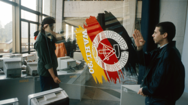 Am 18. März 1990 findet die erste freie Volkskammerwahl statt. S