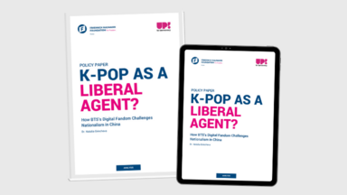 Cover of the publication titled'K-Pop as a Liberal Agent?'