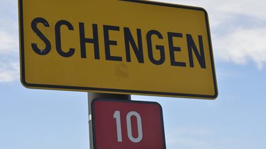 Ortsschild von Schengen in Luxemburg