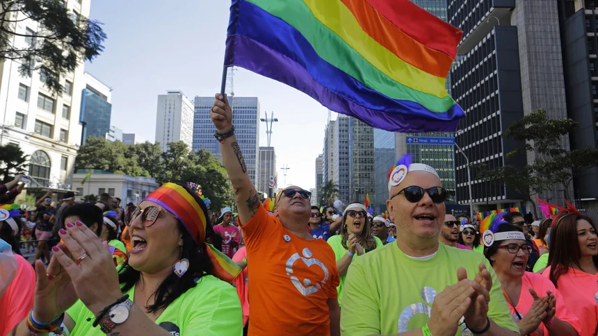 Pride Parade in Sao Paulo