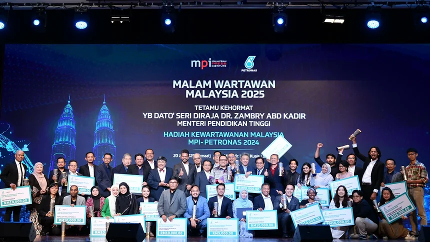 Winners of the Malaysia Journalism Awards 2024.