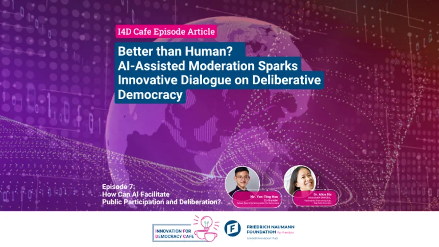 I4D Cafe ep.7: How Can AI Facilitate Public Participation and Deliberation?